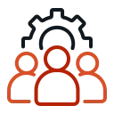 Icon of three people representing a group