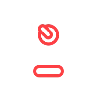 Pixel art train with red prohibition symbol